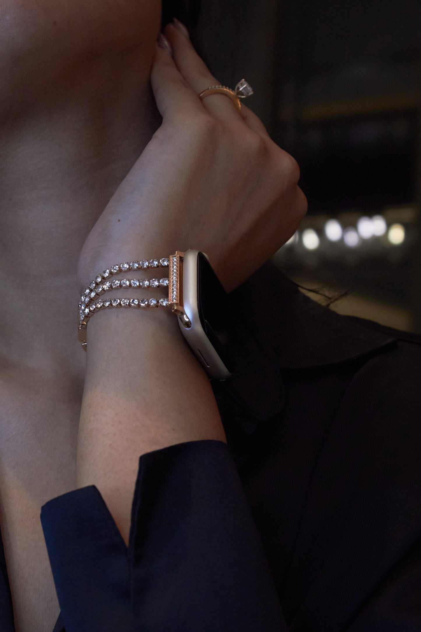 Apple watch TRIPLEX DIAMOND STRAP