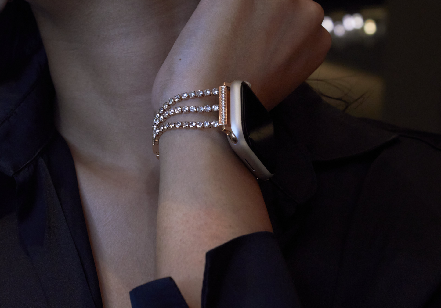 Apple watch TRIPLEX DIAMOND STRAP
