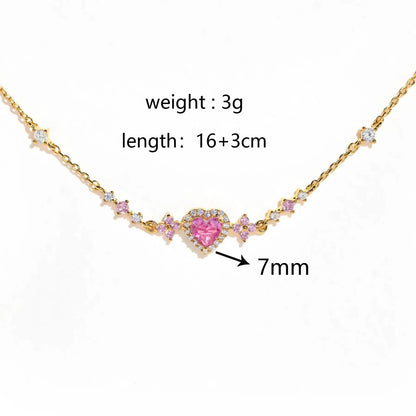 Pink Heart Mini Bracelet